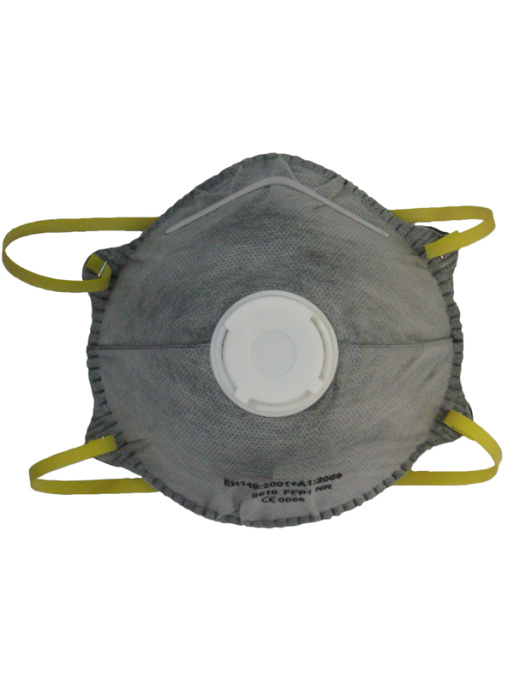 Респиратор P-2 S-PROTECT c клапаном, угольный