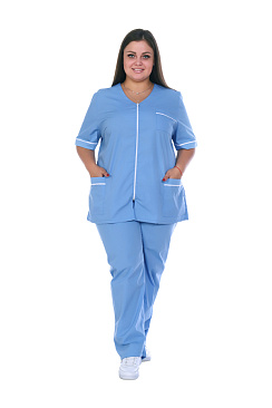 Костюм медицинский Малика +SIZE тк.Тиси 