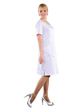 Халат медицинский МИЛАНА короткий рукав