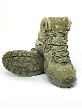 Ботинки тактические E-PRO Special Mid (range green) KEVLAR 