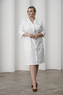 Халат медицинский женский 3/4 Экстра А133Б