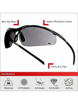 Очки защитные BOLLE CONTOUR METAL