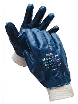 Перчатки рабочие BANN ECO  с нитриловым покрытием