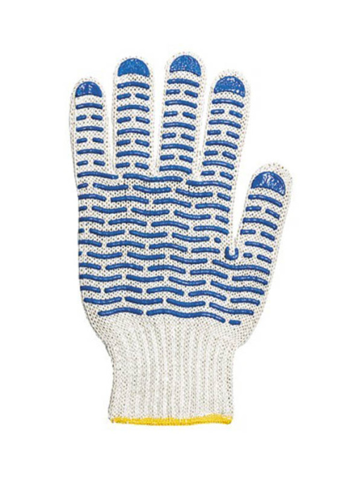 Перчатки рабочие х/б с ПВХ ВОЛНА 10 класс