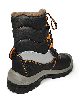 Ботинки высокий берец МИСТРАЛЬ HX379 ПУ- НИТРИЛ  с КП и АС шерстяной мех