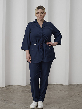 Куртка медицинская женская  3/4 Тевия А802Б