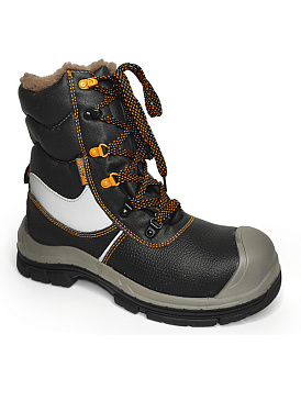 Ботинки высокий берец МИСТРАЛЬ HX379 ПУ- НИТРИЛ  с КП и АС шерстяной мех