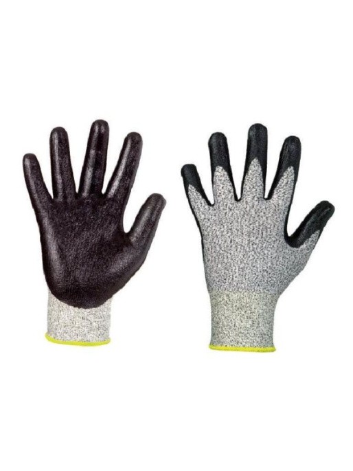 Перчатки рабочие антипорезные BARSTOW антипорезные с нитриловым покрытием
