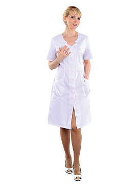 Халат медицинский МИЛАНА короткий рукав