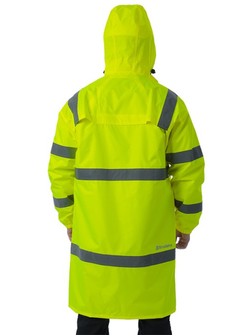 Сигнальный плащ-дождевик Brodeks KS252