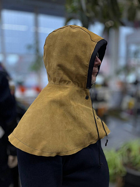 Подшлемник АДОНИС  х/б , спилковая пелерина