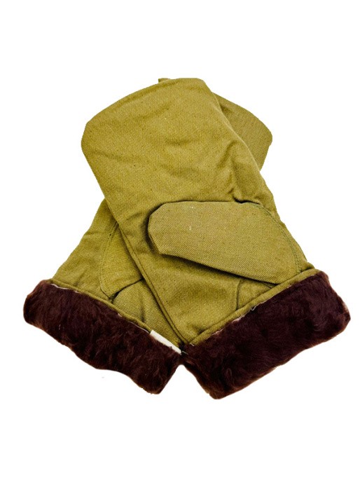 Рукавицы рабочие х/б натуральный мех