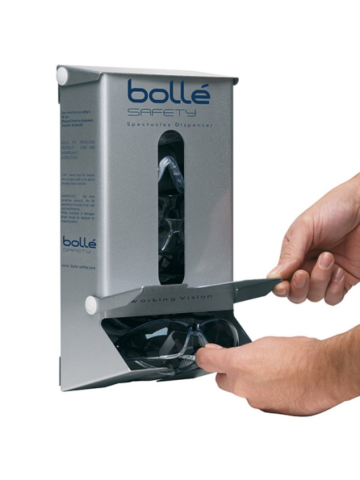 Диспенсер из металла настенный для защитных очков