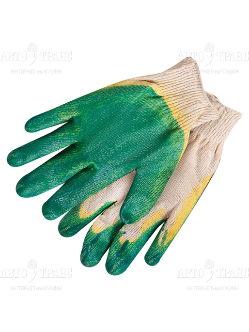 Перчатки рабочие х/б МБС 2-ой облив