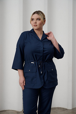 Куртка медицинская женская  3/4 Тевия А802Б